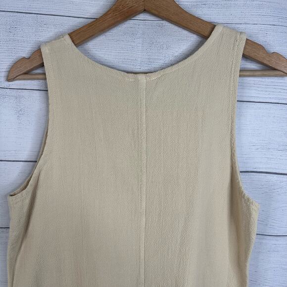 Allie Womens Small Artsy Gauzy Maxi Dress Desert Cactus Art to Wear Painting - Picture 7 of 12